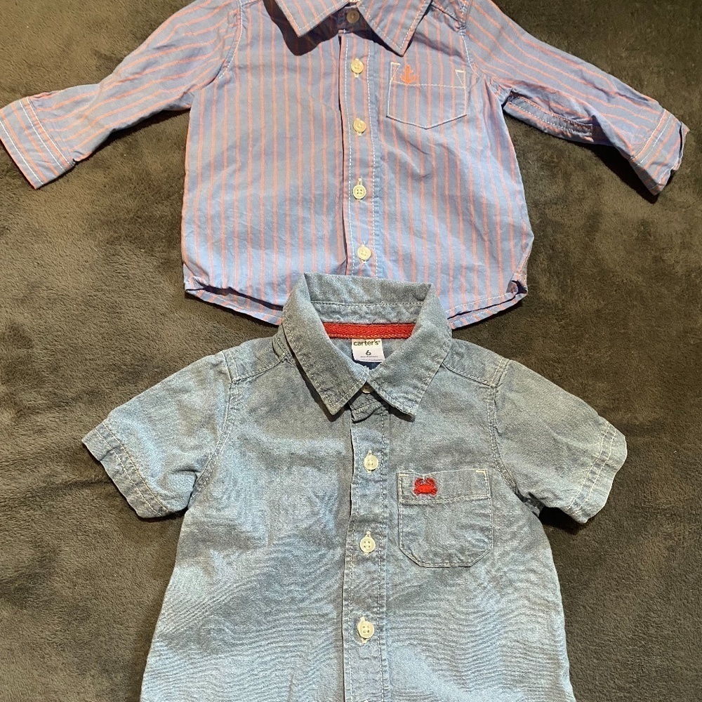 Carter's Boys Infant Polo/Jean Shirt (6 months)